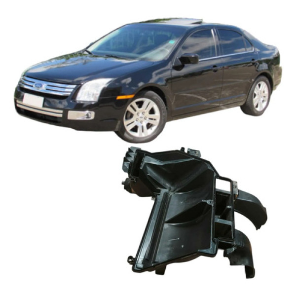 Acabamento Caixa Ar Ford Fusion 2006 2.3 4p 6e5h18b300b Preto