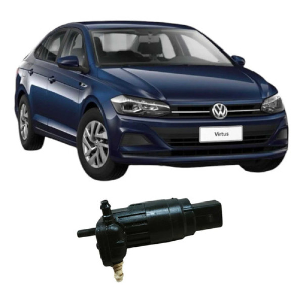 Bomba Esguicho Limpador Parabrisa Volkswagen Virtus 2020