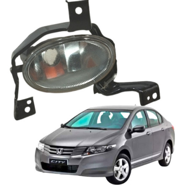 Farol De Milha Dianteiro Direito City 1.5 4p 2011 A 2014 Transparente