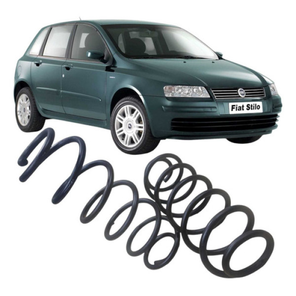 Par Molas Traseira Fiat Stilo 2003 1.8 4c