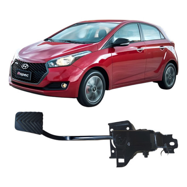 Pedal Freio Hyundai Hb201.0 3c 2017 3282536000 Preto Preto