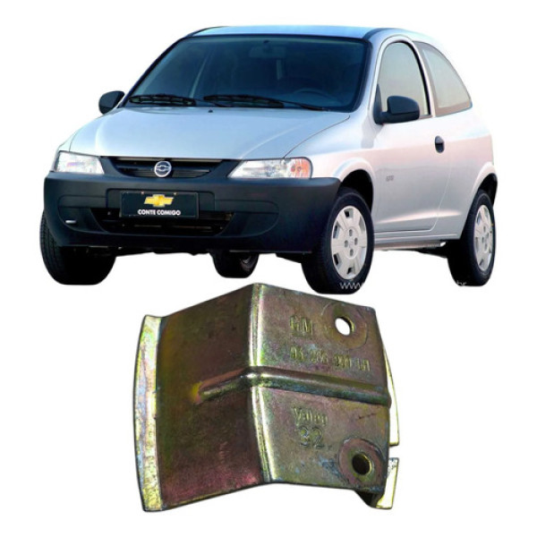 Suporte Maçaneta Externa Dianteira Direita Gm Celta 2003 Marrom-escuro Dianteira