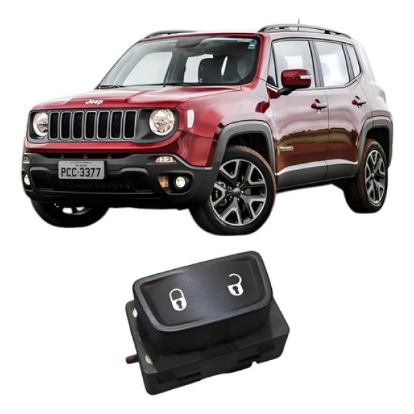 Botão Comando Trava Porta Dianteira Direita Renegade 15-19 .