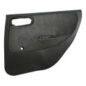 Forro De Porta Dianteiro Direito Chevrolet Corsa 2006 Orig Preto Com Padrão Colorido
