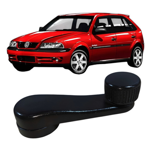 Manivela Manual Vidro Traseiro Volkswagen Gol 2005 5x0837581 Prateado