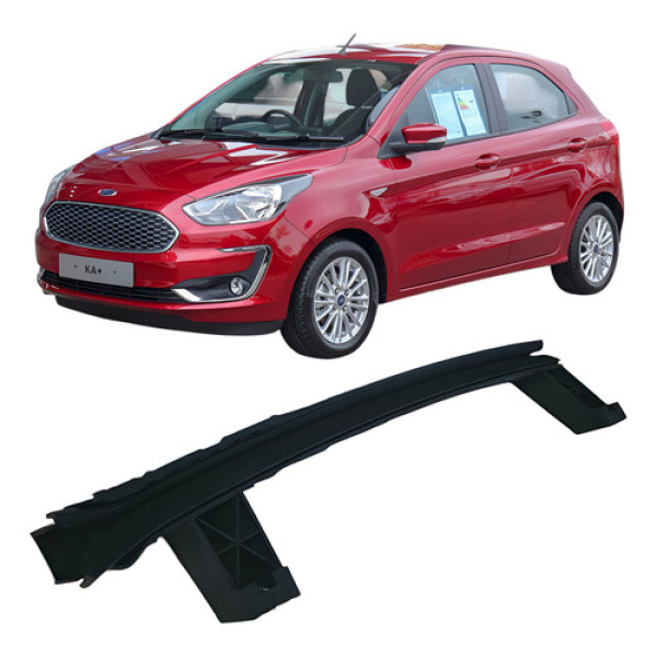 Borracha Canaleta Vidro Dianteiro Esquerdo Ford Ka 1.0 2018  Preto