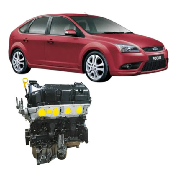 Motor Parcial Zetec Ford Focus Ecosport Fiesta 1.6 8v 105 Cv