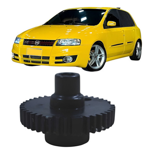 Engrenagem Lateral Caixa De Ar Fiat Stilo 1.8 4c 2009 Vermelho