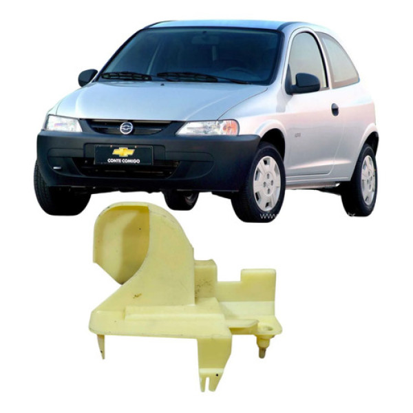 Acabamento Fechadura Esquerda Chevrolet Celta 2003 93261197 Preto