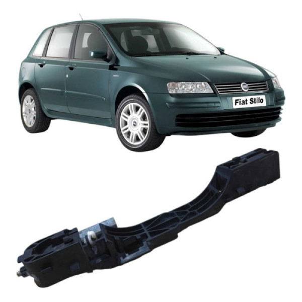 Suporte Maçaneta Externa Dianteiro Direito Stilo 2003 242054 Preto Dianteira