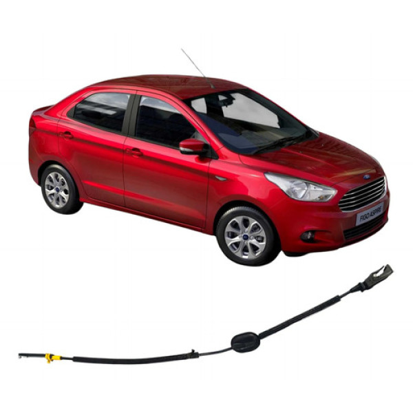 Cabo Fechadura Traseira Esquerda Ford Ka 1.0 3c 2018-2021  Branco