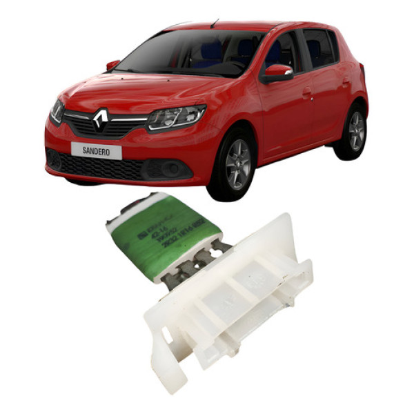 Resistência Ventilação Caixa Ar Renault Sandero 1.0 3c 2017  Branco