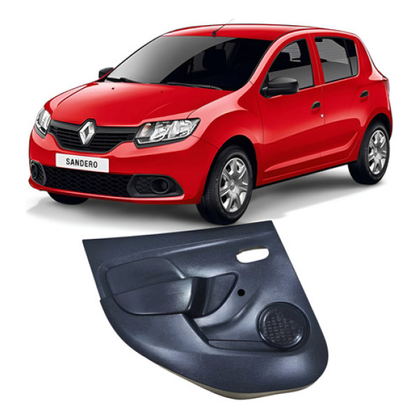 Forro Porta Traseiro Esquerdo Renault Sandero 2019 829a09067