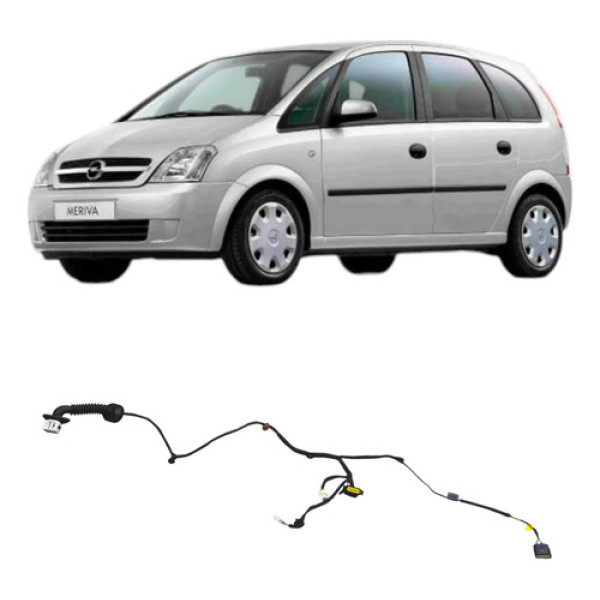 Chicote Porta Traseira Esquerda Chevrolet Meriva 2012 1.4