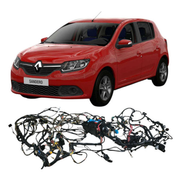 Chicote Completo Caixa Fusível Renault Sandero 1.0 2017