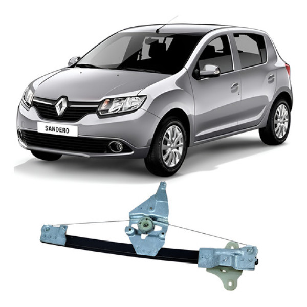 Máquina Vidro Dianteira Direita Renault Sandero 2019