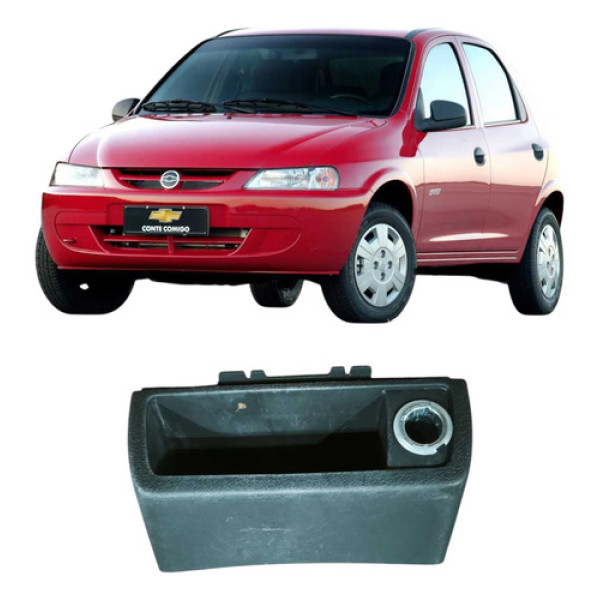 Acabamento Tomada 12v Chevrolet Celta 2004 1.0 Original Branco