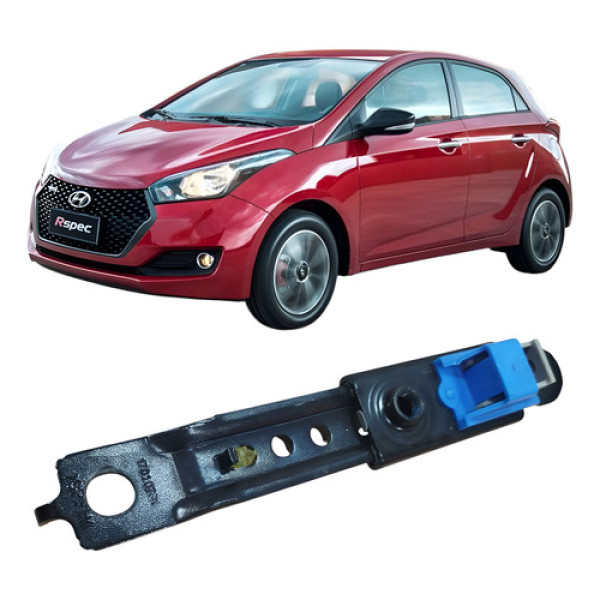 Trilho De Regulagem Cinto De Segurança Hyundai Hb20 2017 Preto