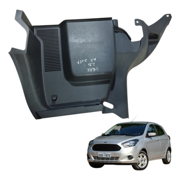 Acabamento Forro Lateral Direito Ford Ka 2014 A 2016 Preto