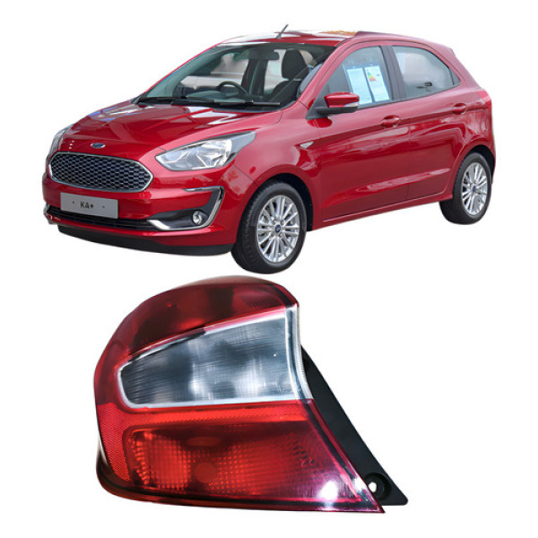 Lanterna Traseira Esquerdo Ford Ka Se 1.0 3c 2018 C Esquerdo Esquerdo/motorista Vermelho