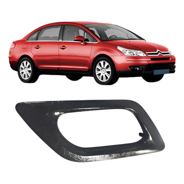 Moldura Maçaneta Interna Dianteira Direita C4 Pallas 2007 4p Preto