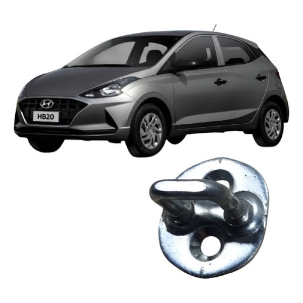 Batente Trava Porta Hyundai Hb20 2021 Dourado