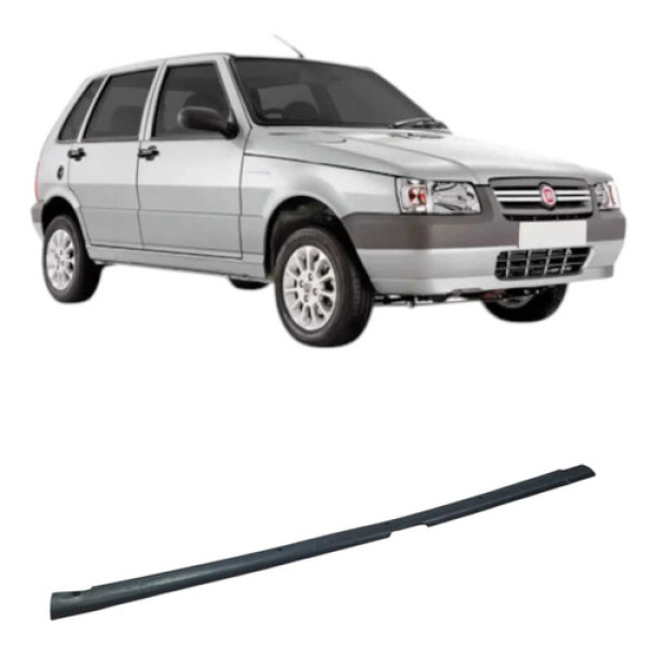 Moldura Soleira Lado Esquerdo Fiat Uno Mille 2004 18190780 Preto