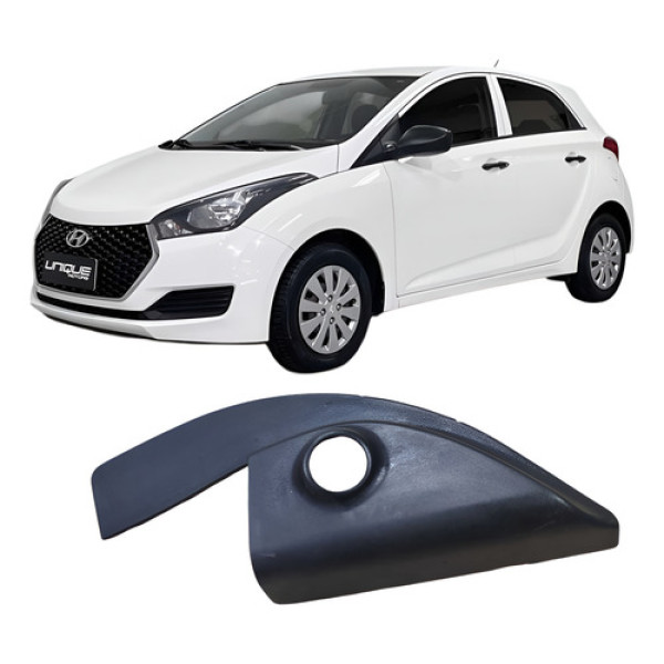 Moldura Retrovisor Interna Direita Hyundai Hb20 2017 Branco
