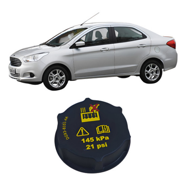 Tampa Reservatório Radiador Ford Ka 2018 1.0 3c Dg938101aa .