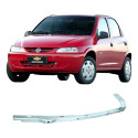 Canaleta Vidro Dianteiro Esquerdo Chevrolet Celta 2004 Prateado