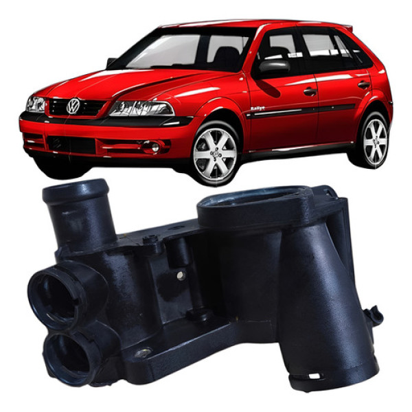 Carcaça Valvula Termostática Vw Gol 1.0 4c 2005 087108