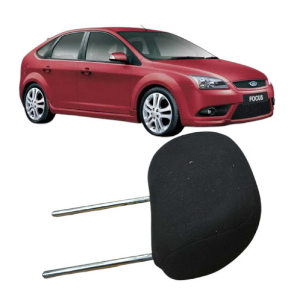 Encosto Apoio De Cabeça Banco Traseiro Ford Focus 2008 Prata