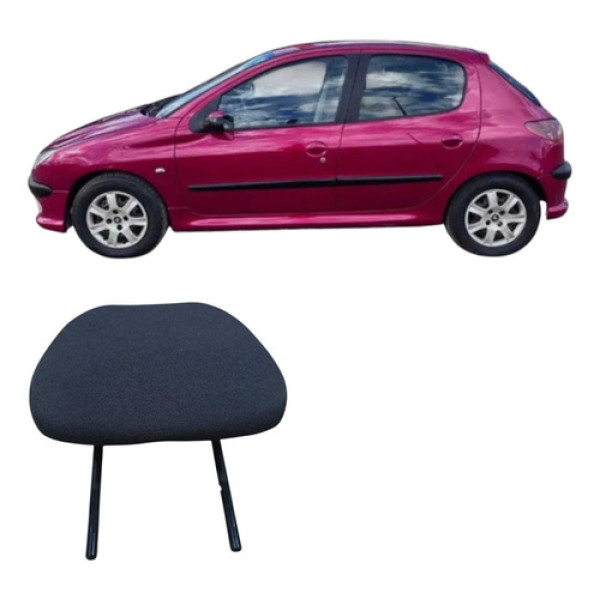 Encosto Cabeça Banco Traseiro Peugeot 206 1.4 2008 Original Preto