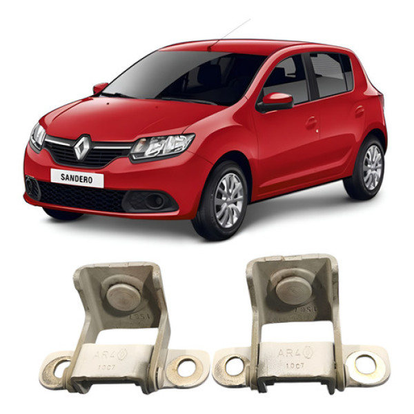 Par Dobradiça Tampa Traseira Sandero 1.0 2016-2030 Ar410c7 .
