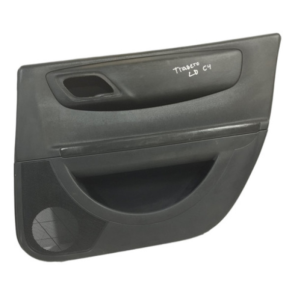 Forro Porta Traseiro Direito 4p Citroen C4 2007 A 2012 Preto Preto