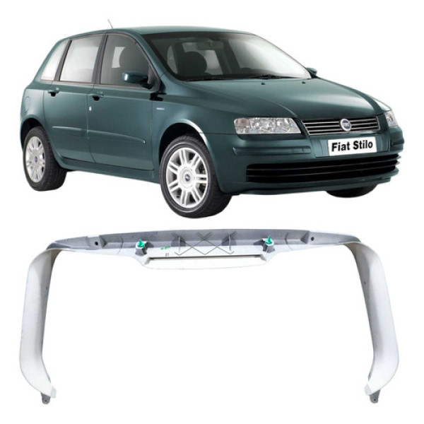 Moldura Interna Tampa Traseira Fiat Stilo 2003 735297023 Branco