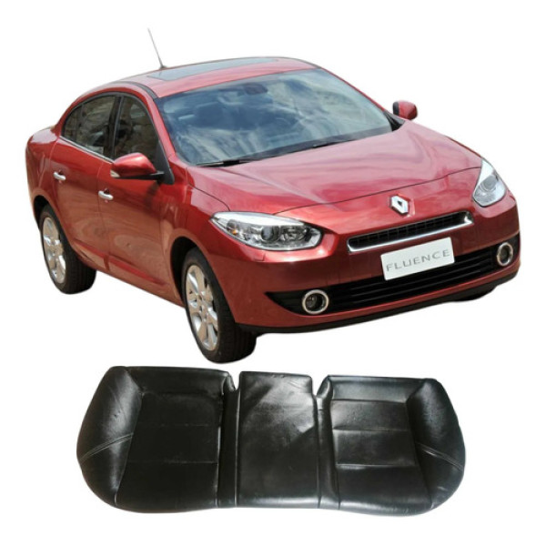 Assento Banco Traseiro Renault Fluence 2014 2.0 Original Preto
