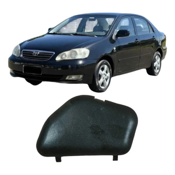 Tampa Lanterna Traseira Esquerda  Corolla 2004 Original Esquerdo/motorista Preto