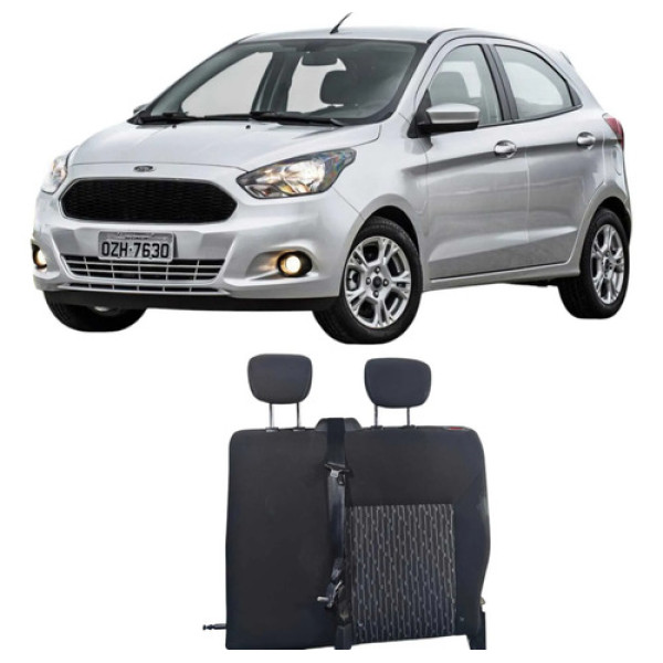 Encosto Banco Traseiro Esquerdo Ford Ka 2017 8a61b613b91 Preto