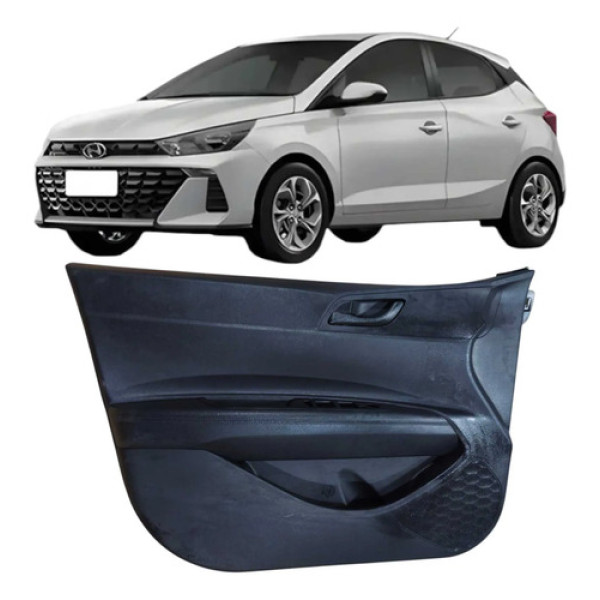 Forro Porta Dianteira Esquerda Hyundai Hb20 2021 82310r1010 Preto