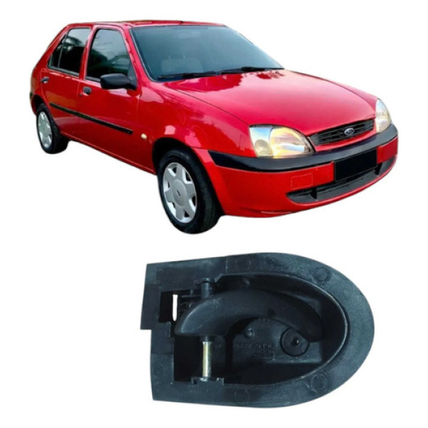 Maçaneta Dianteir Direita Ford Fiesta 2000 1.0 4p 96fga22600 Preto Dianteira