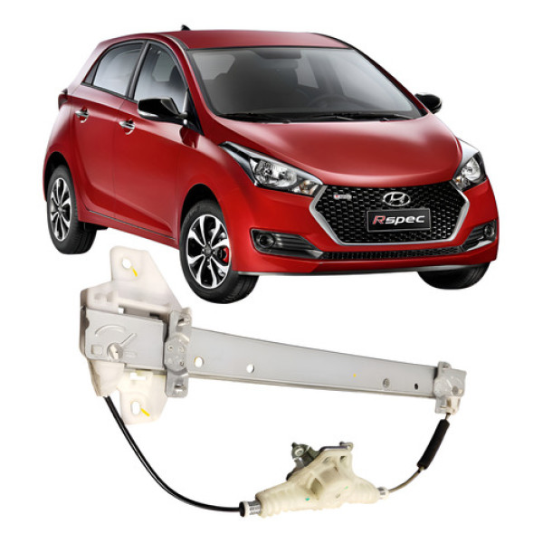 Máquina Vidro Elétrico Dianteira Esquerda Hb20 2017-2020 .