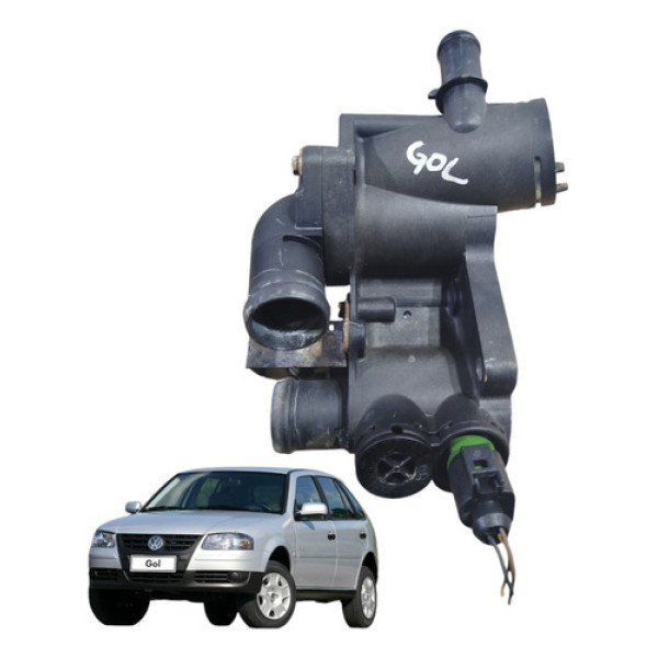 Carcaça Válvula Termostática Vw Gol G2 G3 G4 Number030121111