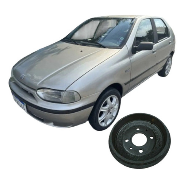 Disco Cubo Roda Traseiro Fiat Palio 1997 1.0 Original 
