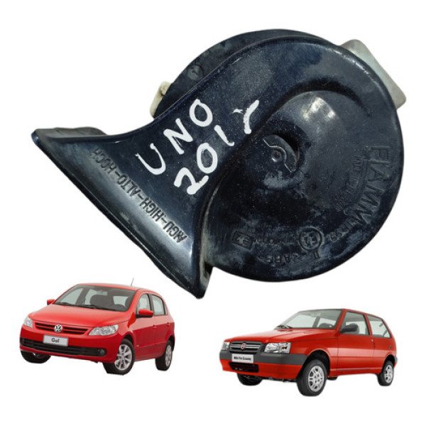 Buzina Caracol Fiat Uno Vw Gol 2008 A 2017