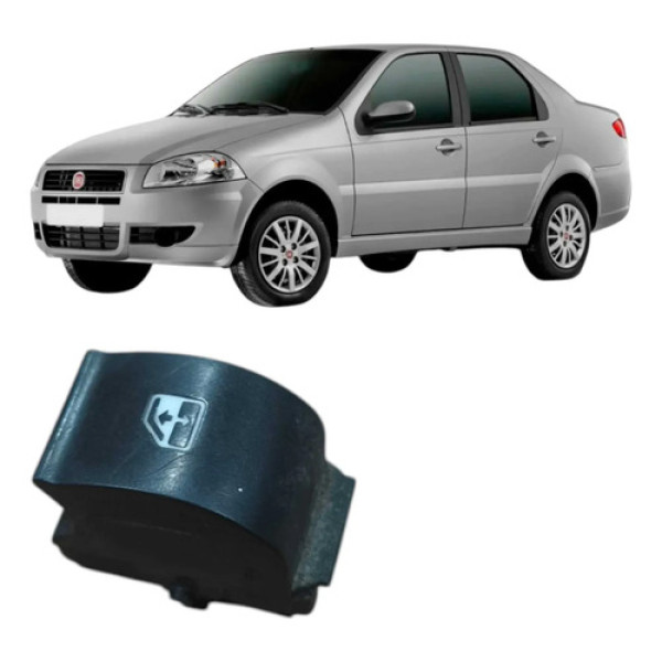 Botão Vidro Elétrico Traseiro Direito Fiat Siena 1.0 2013