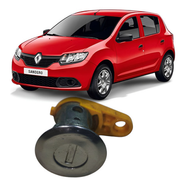 Miolo Chave Dianteiro Esquerdo Renault Sandero 2019 9829207 Cinza