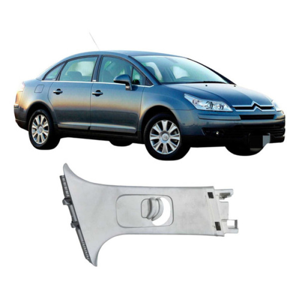 Acabamento Coluna Central Direita Citroën C4 2009 968178407 Preto