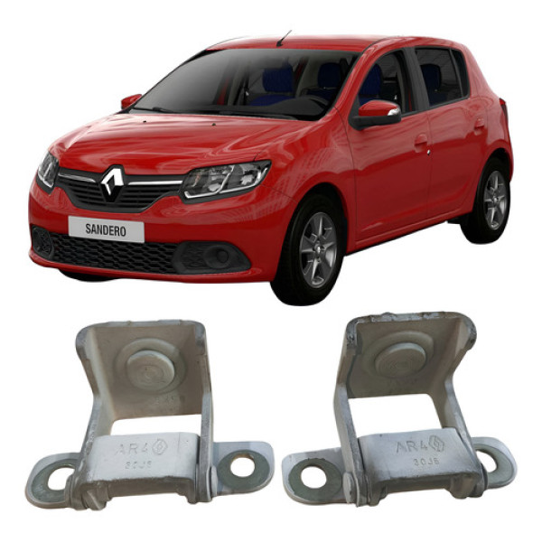 Dobradiça Porta Malas Tampa Traseira Renault Sandero 2017