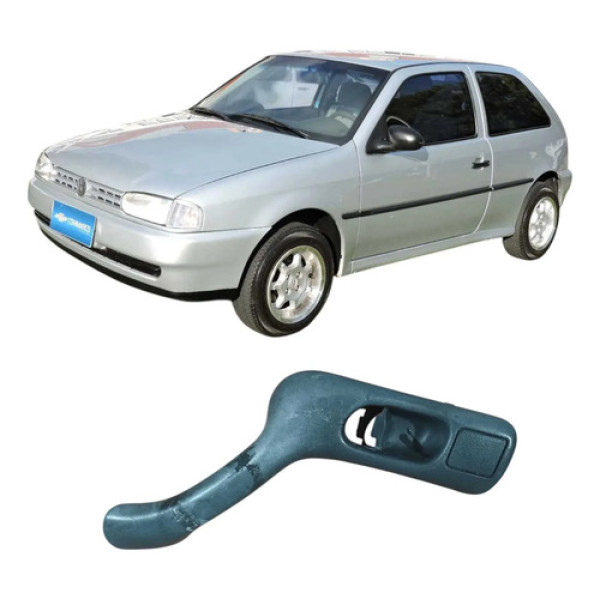 Moldura Puxador Dianteiro Esquerdo Vw Gol G2 1997 040969b Cinza